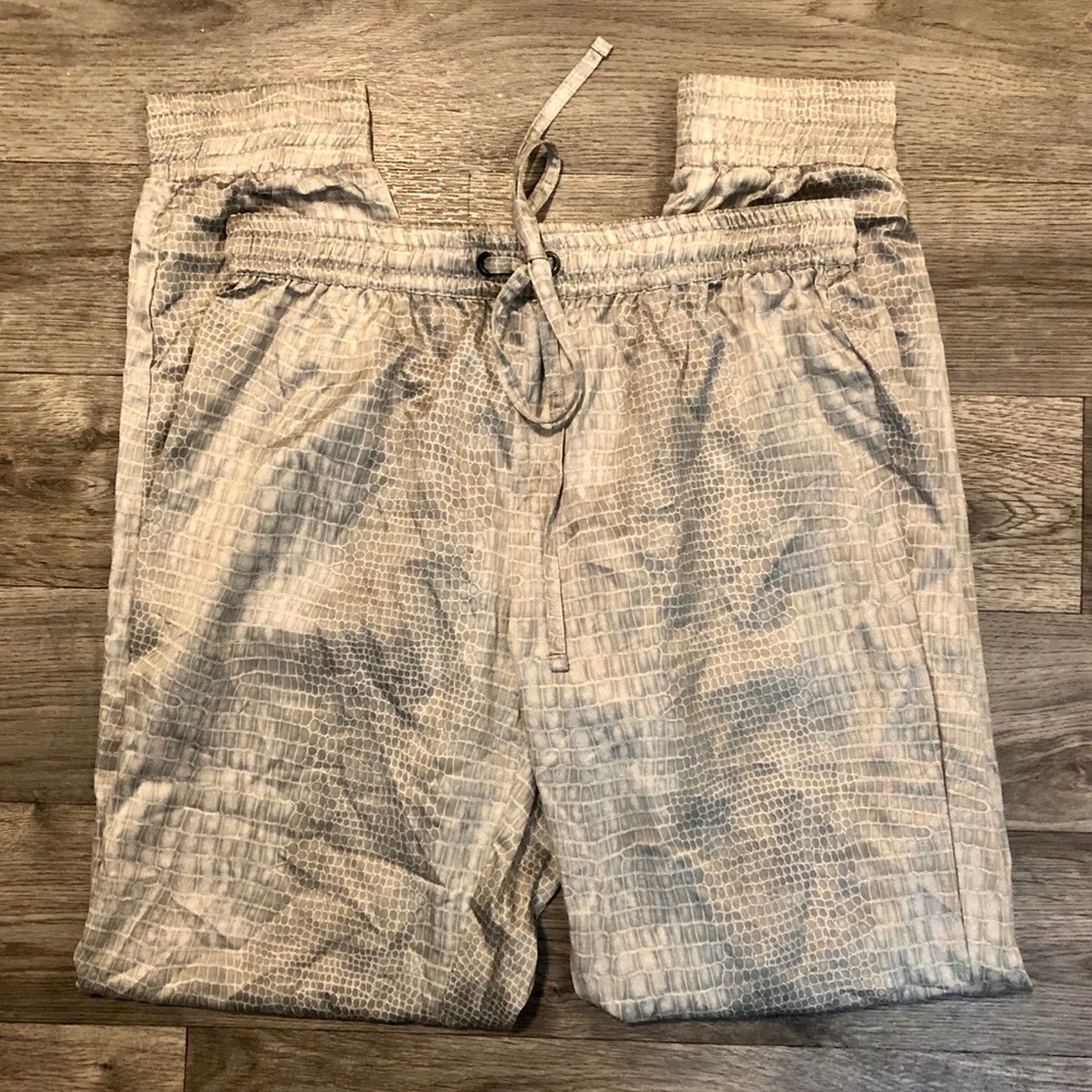 Revolve Capulet Alligator Silky Pants NEW